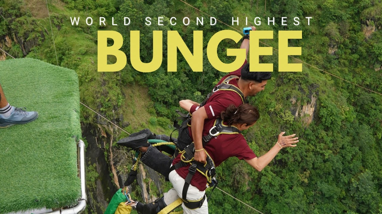 Tandem bungee  Second Highest Bungee Jump in the World – Kusma (Nepal)