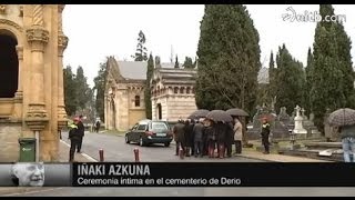 Iñaki Azkuna es incinerado en el tanatorio de Derio