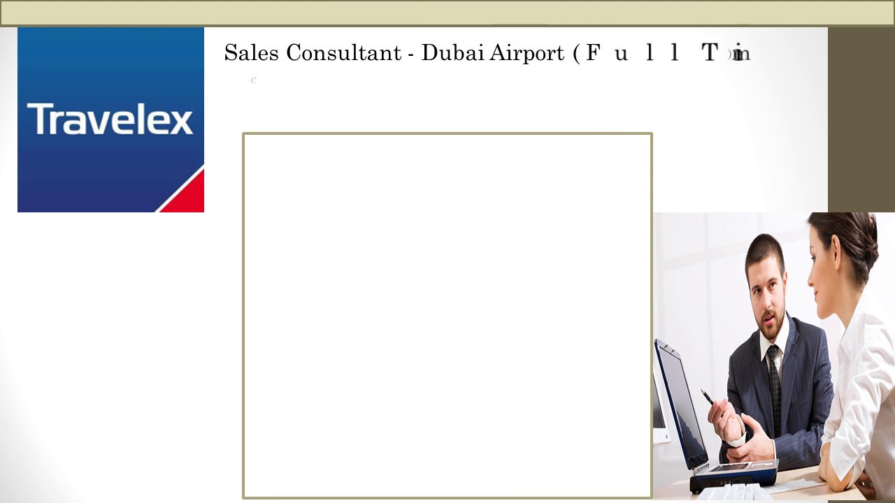 Job vacancy Sales Consultant in Dubai ( Full Time) YouTube