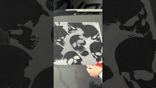 Spooky Decals For Halloween Step-By-Step Skull Pattern Install Guide