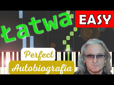 🎹 Autobiografia (Perfect) - Piano Tutorial (łatwa wersja) 🎵 NUTY W OPISIE 🎼
