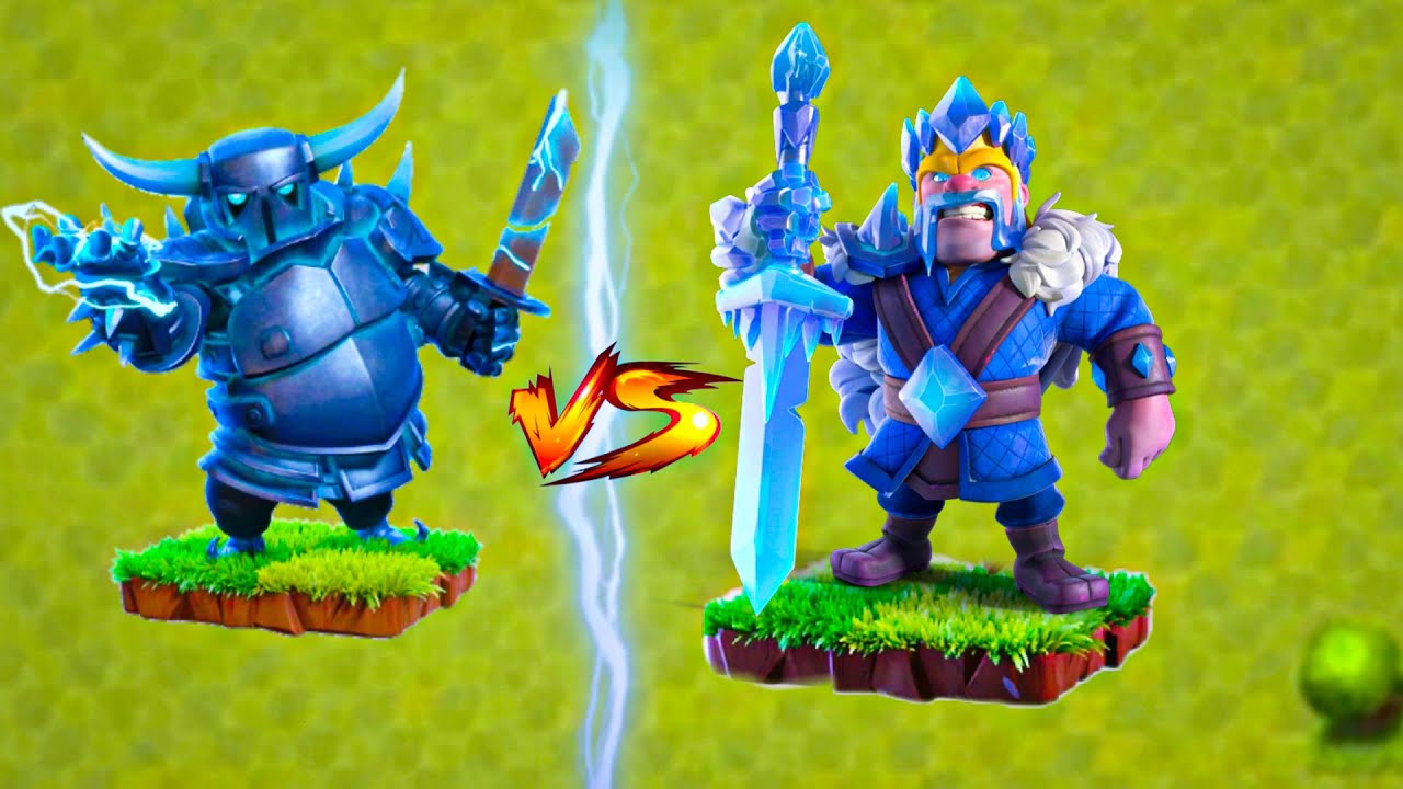 "Who Wins?! P.E.K.K.A vs Ice King – Epic Duel!"