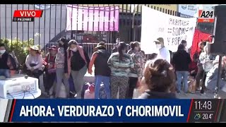 🌽🍞Palermo: arrancó el verdurazo, panazo y chorimóvil en La Rural 🥔🥬A24