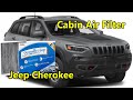 How to Replace Cabin Air Filter Jeep Cherokee  2014 - 2022