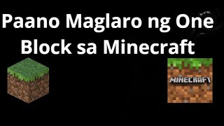 Paano Maglaro ng One Block sa Minecraft — Isang Bloke screenshot 1