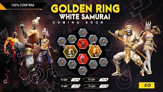 Golden Shade X Samurai Bundle Ring 🤯🥳| Ben 10 Colab |free fire new event |ff new event|new event ff