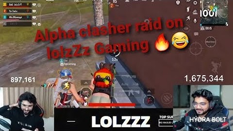 🔥Alpha clasher raid on @lolzZz Gaming | hydra Alpha raid on lolzZz