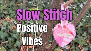 Slow-stitch a scrappy bird: easy handmade positivity!
