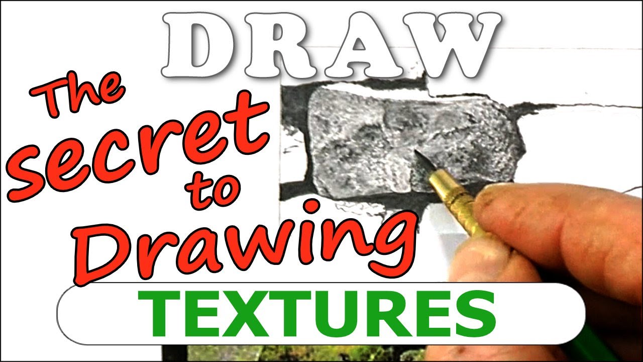 The secret to drawing TEXTURES - YouTube