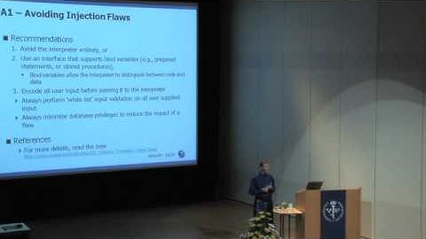 OWASP AppSec 2010: OWASP Top 10 2010 2/3