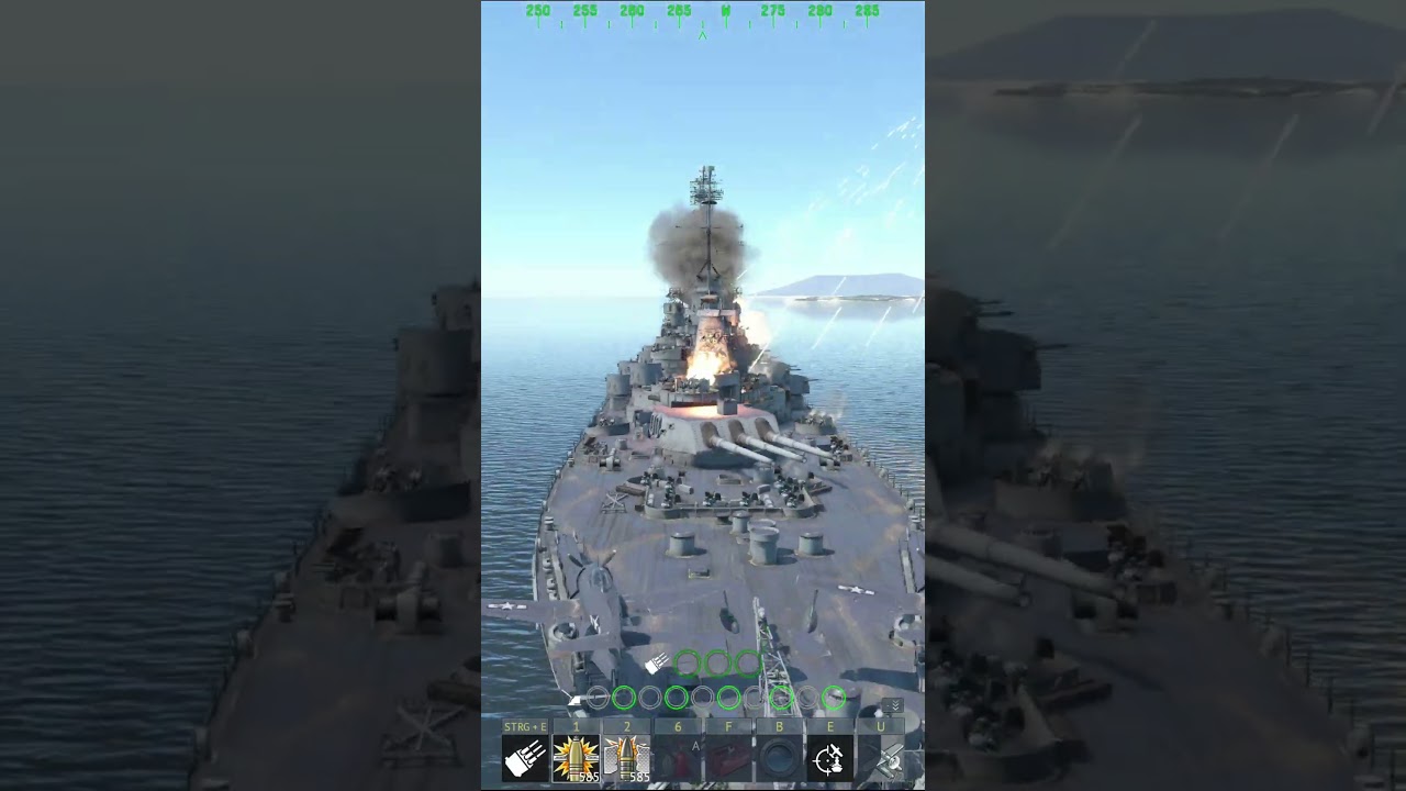 IOWA's whole Anti-Air blasting the skies 