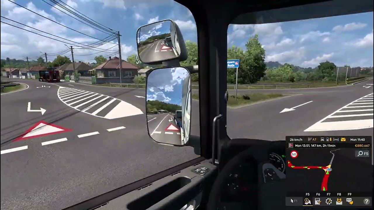 Stone Power on Eastern Roads Marble Blocks Delivery Across Romania Scania Truck ETS 2 236 km 🛣️🚚№1