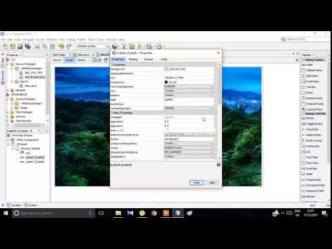 how add background image in java NetBeans