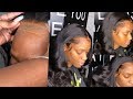 BEST & EASIEST way to MELT your lace | Beginner friendly | Frontal Quickweave