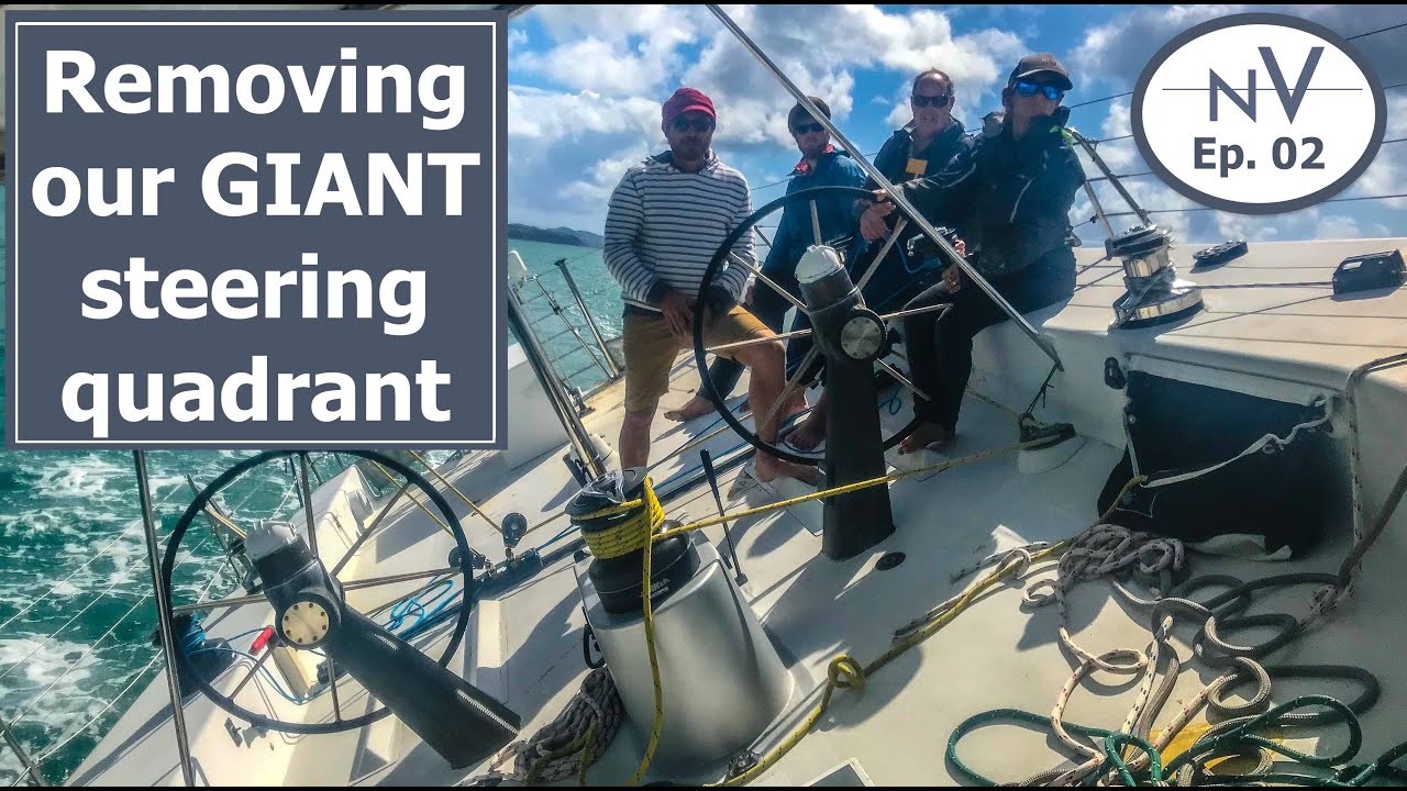 Quadrant glued to rudder post - how to get it off without damaging everything??! | Ep. 2