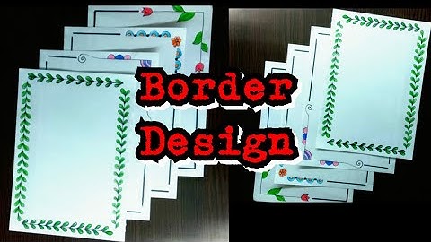 4Border Designs/Border Design for Project/Project File Decoration/Border Design for Project🌿🌿