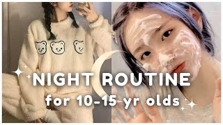 10-15 year olds after school night routine 🌙 ~ step by step