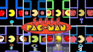 Super Pac-Man - Versions Comparison - Arcade, PV-2000, Sord M5, Atari 8-bit, 5200, MS-DOS and more