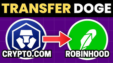 How To Transfer Doge From Crypto.com To Robinhood - Step by Step