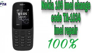 Nokia 105 imei change code TA-1034 imei repeir