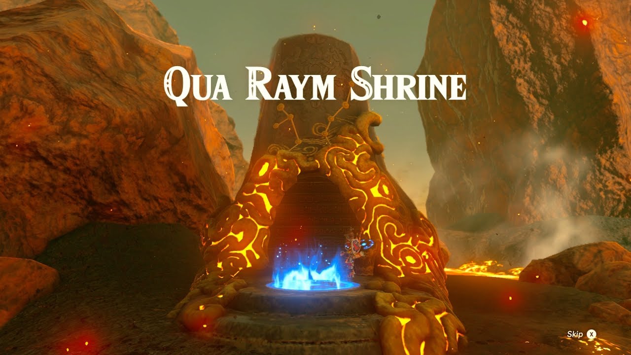 Zelda BOTW 104/120 (Qua Raym Shrine) Eldin Tower Region YouTube
