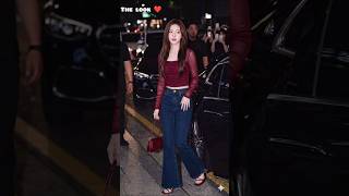 The look 🔥 || Burgundy Mesh Crop Top + Dark Flare Jeans || Night out main character 🍷🖤#thelook