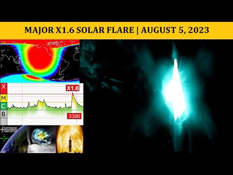 Major X1.6 Solar Flare | August 5, 2023