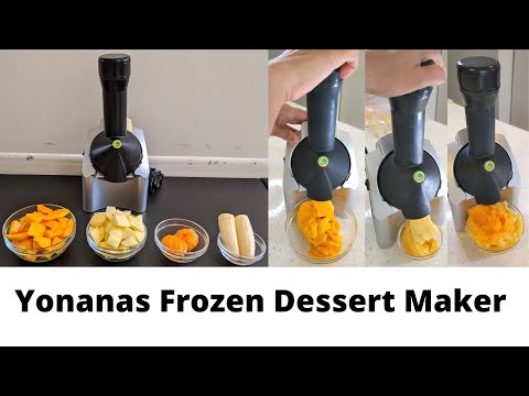 Yonanas Frozen Dessert Maker with 4 Different Fruits | Healthy/Vegan | Product Link in description