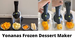 Yonanas Frozen Dessert Maker with 4 Different Fruits | Healthy/Vegan | Product Link in description screenshot 3