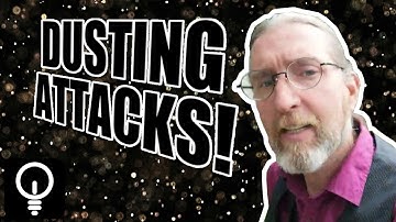 What is a dusting attack and how does it work?