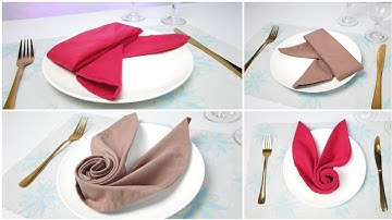 2 DESIGN FOR OCCASION TABLE NAPKIN FOLDING