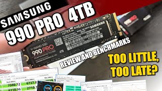 Samsung 990 PRO 4TB SSD Review - Too Little, Too Late?