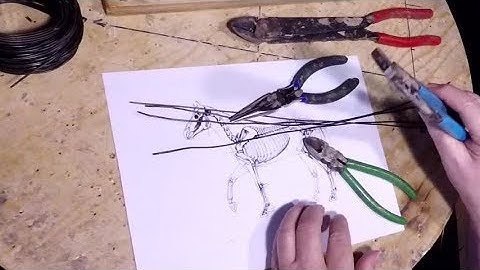 Beginning a New Instructional DVD on How to Make Armatures for Your Clay Sculptures