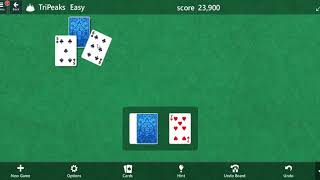 how to play Microsoft Solitaire Collection tripeaks section immediately know the answer | game seru screenshot 4