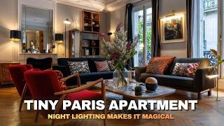Small Apartment Design Ideas in Paris | Magical Night Lighting That Transforms Tiny Spaces