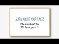 Learn About Your Taxes The One About The TD1 Form Part 1 Learn About Your Taxes The One About The TD1 Form Part 1