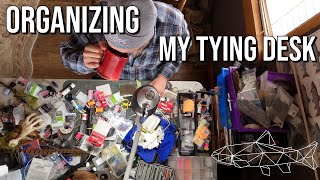 Fly Tying Desk Set Up