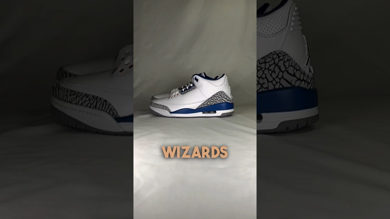 Exclusive shoes made for Michale Jordan! Jordan 3 Wizards PE #sneakers 