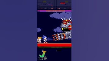 Sonic 1,2,3 & Knuckles In Under 60 Seconds (Sprite Animation Compilation) #shorts
