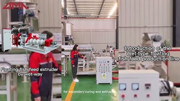 Introduction of the floating fish feed pellet machine by wet way