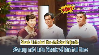 Mặc 4 Shark rời bể Shark Linh chơi lớn chốt deal triệu đô, Startup mời luôn về làm full time