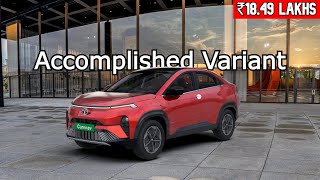 Tata Curvv EV Accomplished Variant Explained!