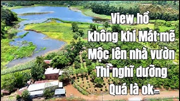 Cô chú lớn tuổi cần bán gấp mảnh đất vườn có hồ, không khí trong lành, đường nhựa đẹp