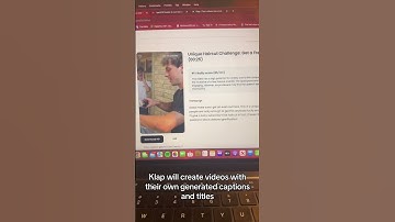 Try it out at Klap.app #klap #ai #videos #editing #clips