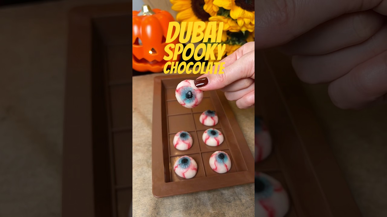 Dubai Chocolate… but make it HALLOWEEN 👀🍫