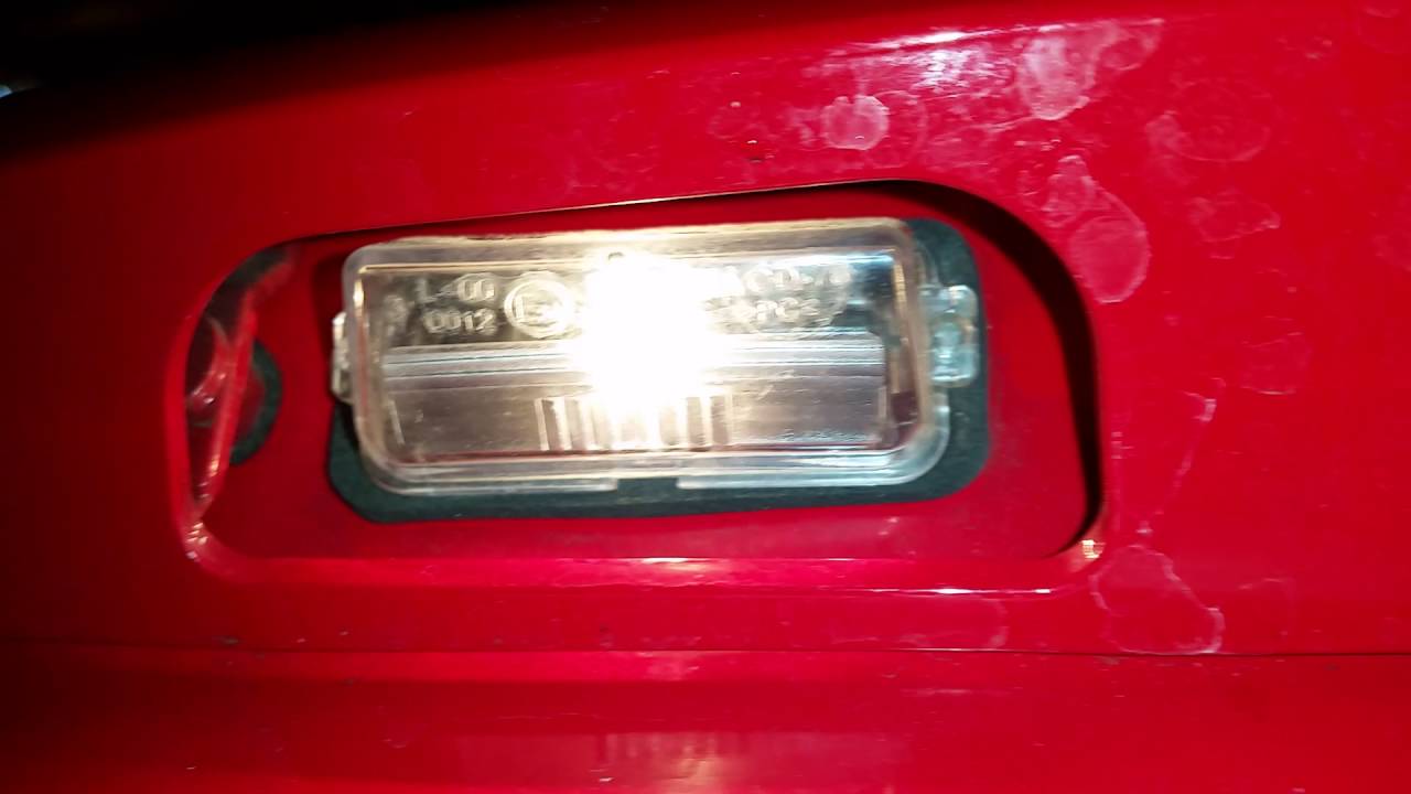 2016 Toyota Yaris License Plate Lights 