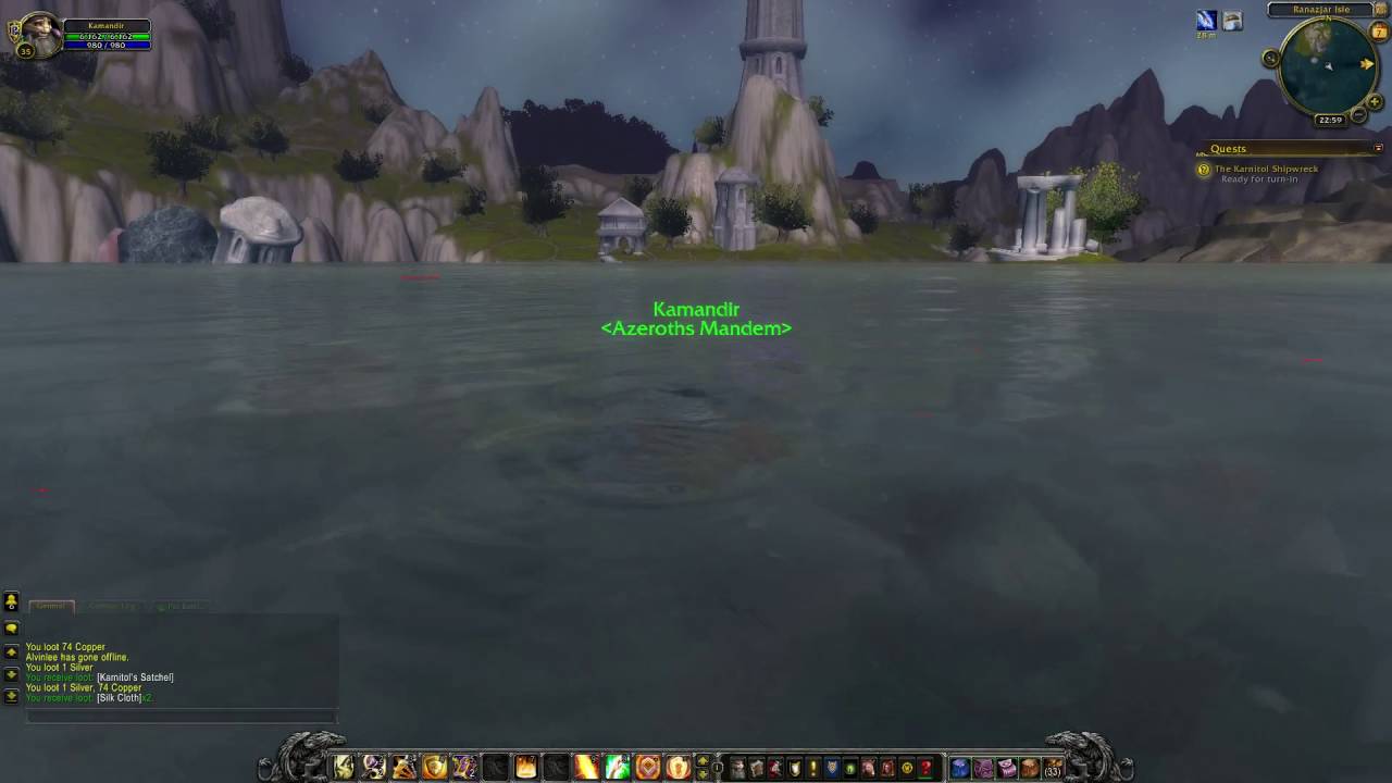 WoW quest 2528 The Karnitol Shipwreck YouTube