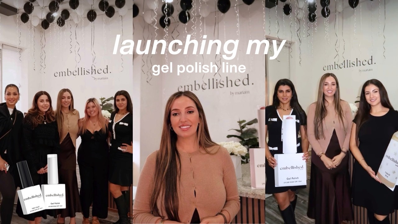 diml vlog: launching my gel polish line