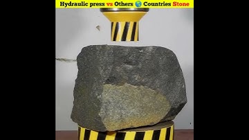 Hydraulic Press vs Others 🌎 Countries Stone 🔥| Powerful Hydraulic Press |#shorts #uniqueexperiment