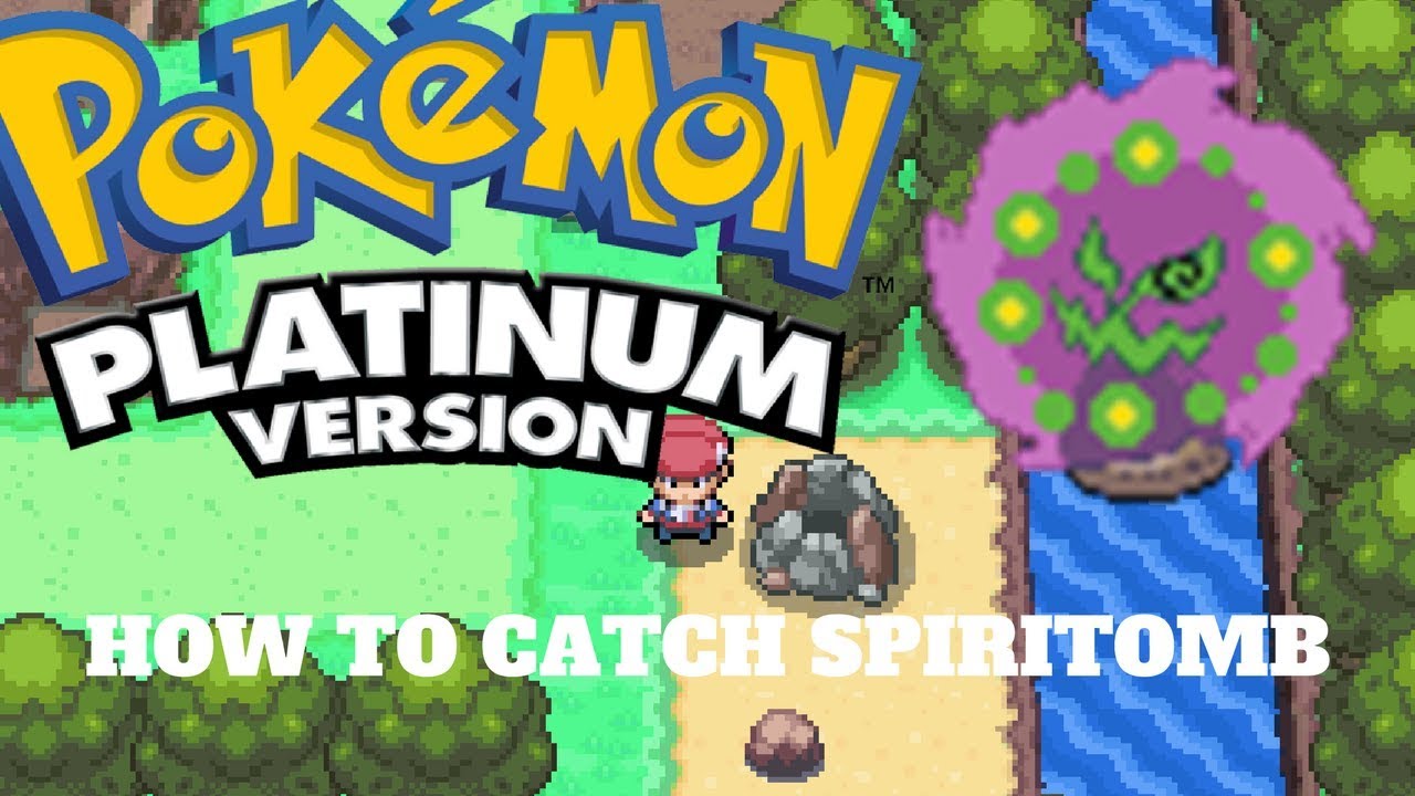 HOW TO CATCH SPIRITOMB IN POKEMON PLATINUM // NO WIFI// NO MEETING PEOPLE  UNDERGROUND 